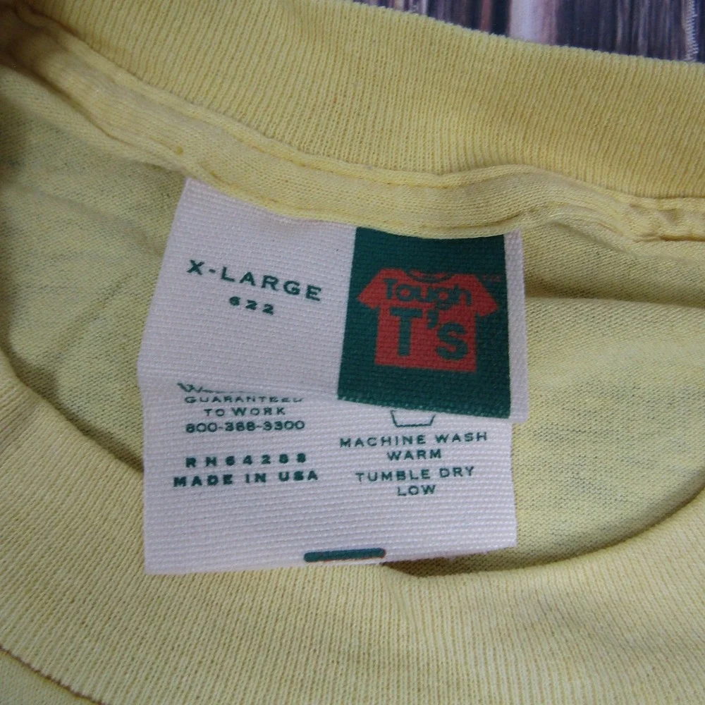 Vintage‎ Sandstone Gardens Shirt Mens XL Tough Ts Made USA Workwear Stain Tee